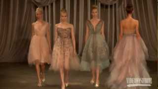 Christian Siriano SpringSummer 2013  Videofashion [upl. by Amrac]