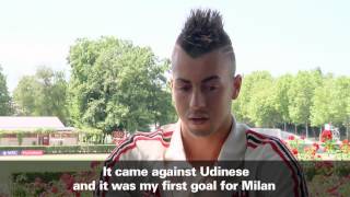 Tifoso giocatore e futura stella E Stephan El Shaarawy El Shaarawy and AC Milan a love affair [upl. by Nolat253]