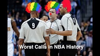 The Worst Calls in NBA History [upl. by Aihsyn]