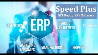 Speed Plus80 GST ERP Software [upl. by Stefania]