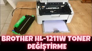 BROTHER HL1211W TONER DEĞİŞTİRMEHL1210WE HL1222WE HL1110E HL1112E HL1210W HL1212WE [upl. by Sousa]