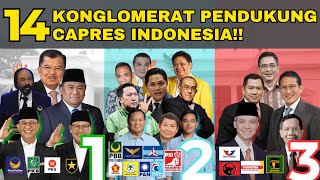 14 KONGLOMERAT PENDUKUNG CALON PRESIDEN 2024  INI ALASAN PRABOWO MENANG [upl. by Nerol]