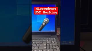 Microphone Not Working on Windows 10 laptoprepair [upl. by Aramad]