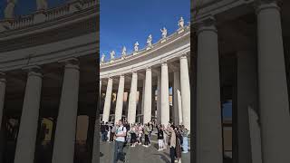 St Peters Basilica travel italy shortvideo shortsfeed rome shorts views love trending [upl. by Kakalina]