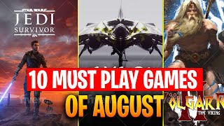 Top 10 MustPlay Games Launching in August 2024  Exciting Releases to Watch [upl. by Itnuahsa]