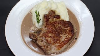 Pork Chops in Wine Sauce with Michaels Home Cooking [upl. by Kresic]