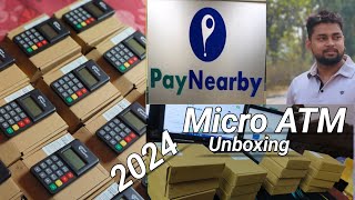 Paynearby Micro atm UnboxingNew Version in 2024 [upl. by Olzsal]