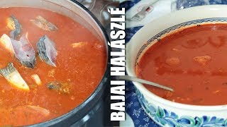 Bajai halászlé recept a Fehértói Halászcsárdából  Hungarian fishsoup from Baja [upl. by Amjan]