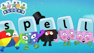 Ultimate Spelling Compilation  Learn to Read  officialalphablocks [upl. by Annid488]