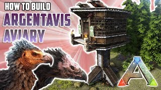 How To Build An Argentavis Aviary  Ark Survival Evolved [upl. by Areip]