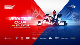 IAME Winter Cup 2024  Valencia  Spain Saturday live stream [upl. by Acino]