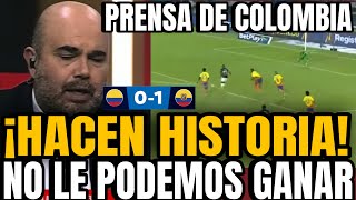 PRENSA DE COLOMBIA REACCIONA A LA HISTÓRICA VICTORIA DE ECUADOR 10 COLOMBIA ¡SE RINDEN ANTE ENER [upl. by Sremmus]