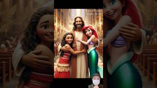 Moana  Ariel VS Elsa Snow White Jesus Annabelle King Kong [upl. by Huai728]