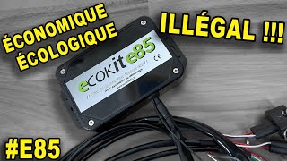 Je Teste un Boitier Éthanol ILLEGAL  E85 [upl. by Reh888]