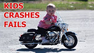 Kids fails on motorcycles 2017 [upl. by Annice]