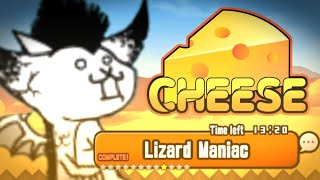 Battle Cats  Lizard Maniac  Draconian Deadly  Cheese strategy [upl. by Haerr125]