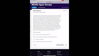 Flocabulary Middle Ages Europe  Read amp Respond [upl. by Loseff]