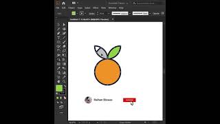 Logo Design Illustrator shorts logo [upl. by Hattie]