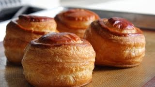 Puff Pastry Shells Vol au Vents  How to Make Puff Pastry Cups for Fillings [upl. by Ancier880]