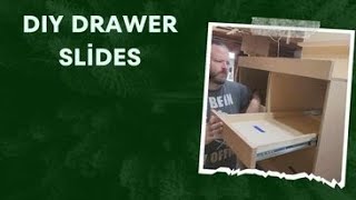 DIY Cabinet Upgrade How to Install Drawer Slides amp Tray for Maximum Storage [upl. by Kylstra]