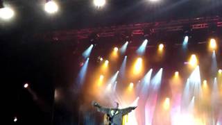 UNE CHANSON DE LHUMORISTE MARIO JEAN SUR LA PLACE DES SPECTACLE 20110730 [upl. by Tnecnev]