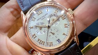 Đồng Hồ PATEK PHILIPPE 18K ROSE GOLD ANNUAL CALENDAR amp GMT 5035R [upl. by Samled]