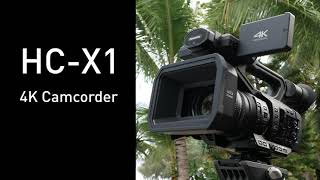 Videocámara profesional 4K HCX1 Videocámara 4K 60p  50p con sensor de 1 pulgada [upl. by Aiuqenehs]