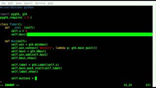 Threading with Python and GTK GUI Part1 [upl. by Palestine822]