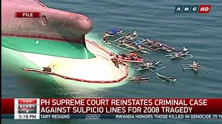 SC reinstates criminal case vs Sulpicio lines [upl. by Irehc]