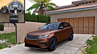 Range Rover Velar  Forza Horizon 5 Steering Wheel  Shifter Gameplay [upl. by Munshi246]