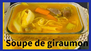 CUISINE CRÉOLE soupe de giraumon  soupe joumou [upl. by Notnelc]