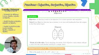 Functions  Injective  Surjective and Bijective Functions [upl. by Eillehs520]