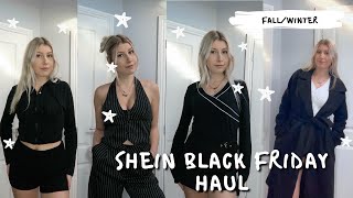 SHEIN BLACK FRIDAY HAUL 2024  UP TO 90 OFF [upl. by Kcirddes]