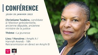 Conférence de Christiane Taubira [upl. by Akineg]