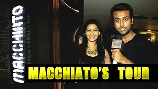 Ripudaman Handa and Shivangi Verma tours us their restaurant Macchiato [upl. by Yzzik]