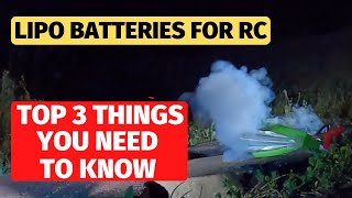 Top 3 things you need to know about lipo battery fires and lipo safety [upl. by Caine]