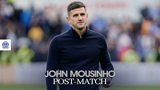 John Mousinho postmatch  Derby County 11 Pompey [upl. by Malchy]