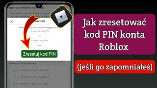 Jak zresetować kod PIN konta Roblox jeśli go zapomniałeś  Roblox PC i Mobile [upl. by Siubhan]