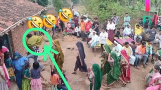 लाडी में कन्हैया 😀😀 आदिवासी पटेल पहले सावरदा navale navale comedy dadu Rawat Adivasi video [upl. by Onilecram]