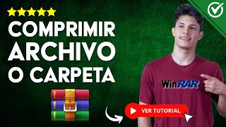 Cómo COMPRIMIR un ARCHIVO o CARPETA con WinRAR  🗂️ Haz que pese Menos 🗂️ [upl. by Ennovaj24]