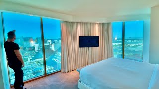 Delano Scenic Suite  Mandalay Bay Las Vegas  Room Tour [upl. by Llehcam172]