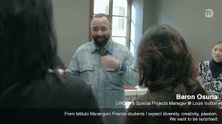 Istituto Marangoni Firenze • interview to Baron Osuna LV Accessories Design Graduates Initiative [upl. by Dibbrun]