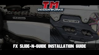 How to Install  Feature amp Benefit TM Designworks 2024 KTM FX SlideNGuide Kit [upl. by Annazus890]