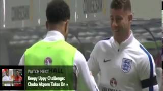 Kyle Walker VS Ross Barkley At Rock Paper Scissors Germany vs England 2  3 [upl. by Wyn]