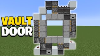 Minecraft 121 Super Fast 3x3 Piston Door [upl. by Noevart5]