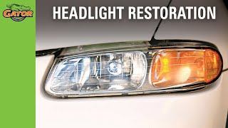 Howto Headlight Restoration Video Restore Foggy Headlights [upl. by Etneciv]