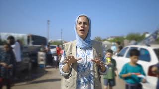 Penny Appeal on the Ground Providing Aid at the UNRWA Khan Younis Training Centre in Gaza [upl. by Kennett255]