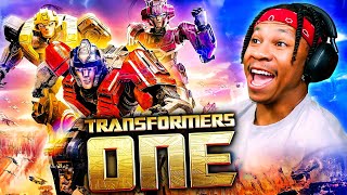 TRANSFORMERS ONE 2024 MOVIE REACTION  First Time Watching  Optimus Prime amp Megatron  Review [upl. by Dayiz917]