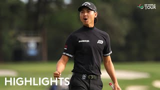 Min Woo Lee Round 3 Highlights  2023 ISPS HANDA Australian Open [upl. by Lashonde710]