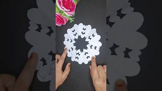 Paper heart cutting crafts ideas for kidskids crafts video😱 shorts papercutting misssabbo [upl. by Letsyrhc]